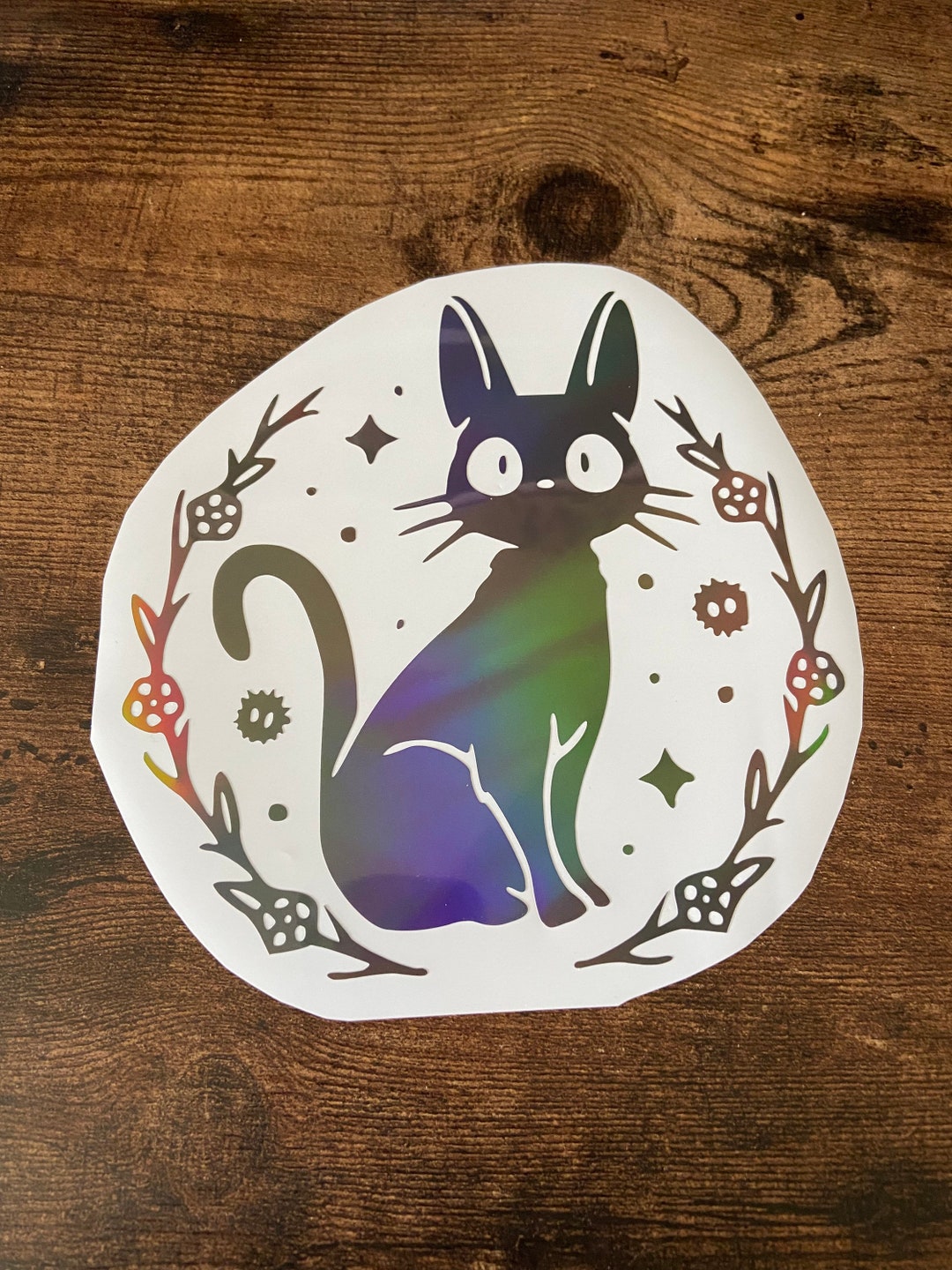 Kawaii Black Cat Anime JDM Vinyl Car Decal - Etsy UK