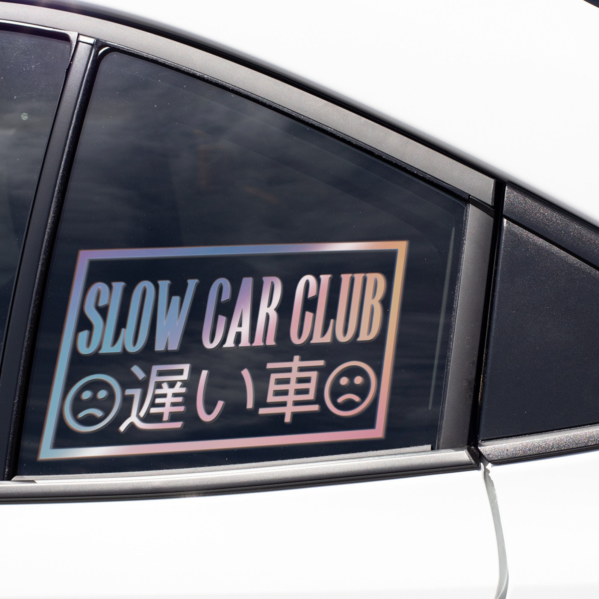 Buy Slow Car Club JDM Vinyl Car Decal Online in India Etsy