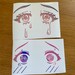 Anime Eyes Vinyl Decals, anime eyes sticker, anime car decal, lewd, anime decal, anime sticker, weeb, waifu 