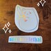 Kawaii Cat with Knife Vinyl Anime Car Decal 