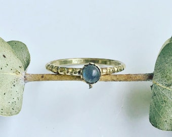 Festival Bestie Rings Labradorite Stackable Ring | Adventure | All Chakras | Ring Size 7 | Sloan’s Stones