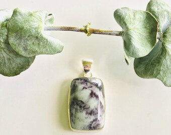 Mexican Violet Flame Opal Necklace | Facilitates The Release of Stress | Supports All Chakras | Women Empowerment Gemstone | Sloan’s Stones