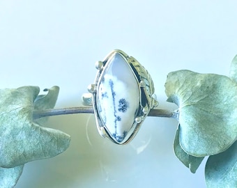 Entrepreneur stone | Dendritic Agate | Size 5.5 Ring | Sloan Stones