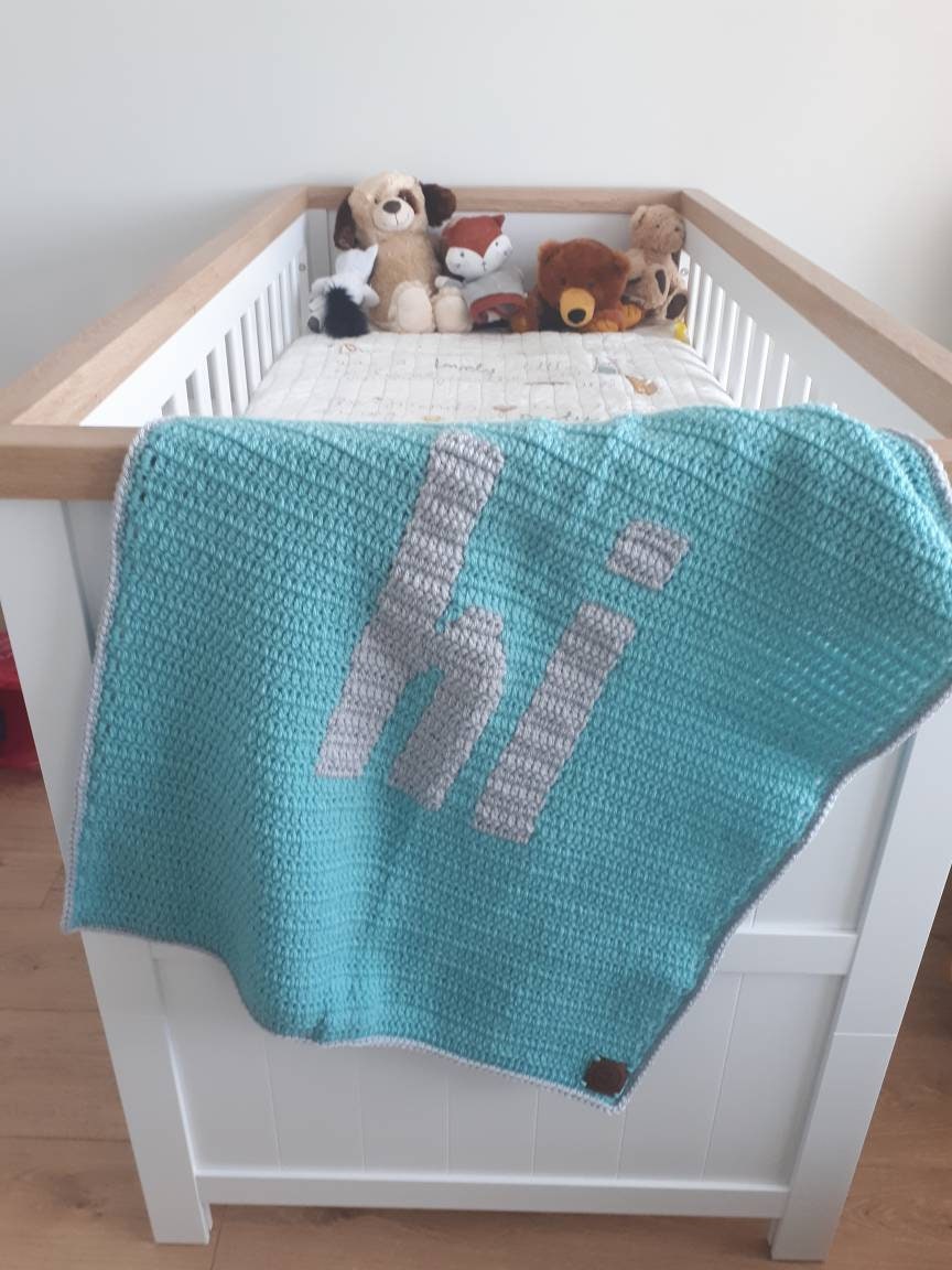 Crochet Baby Blanket Neutral Baby Blanket Unisex Baby Etsy