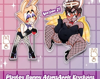 AdamsApple 3" Playboy Bunny Keychains