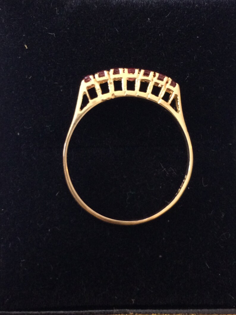 Ruby 14K Solid Gold Ring | Etsy