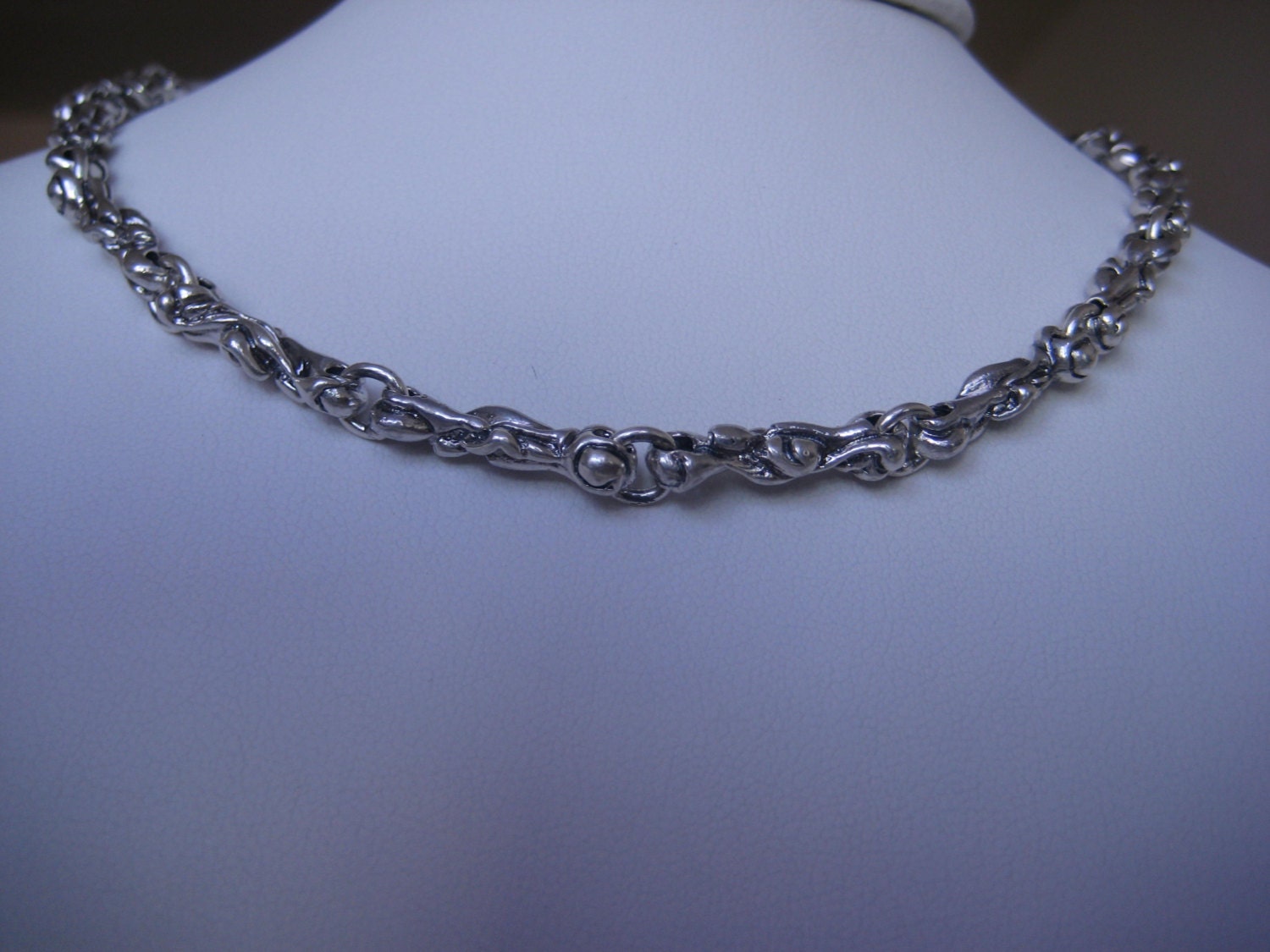 double sterling silver necklace