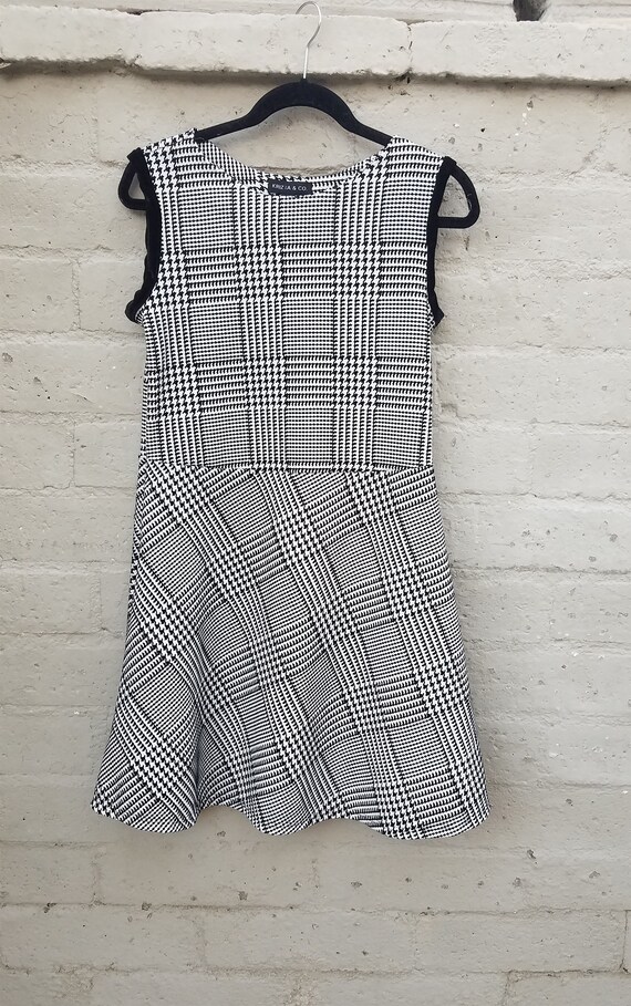 Women's Houndstooth Skater Dress | Etsy