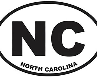 NC North Carolina Car Magnet