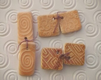 Destash- Porcelain Earring Charms from Marsha Neal Studios