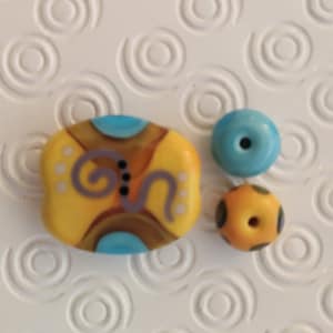 Artisan Lampwork Glass Beads (Destash);Pendant Focal, Bracelet Focal