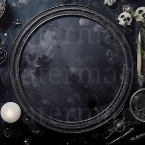 Goth Gothic  Flatlay Product Mockup #1 - Digital Download - PRINTABLE - INSTANT DOWNLOAD - 300 dpi