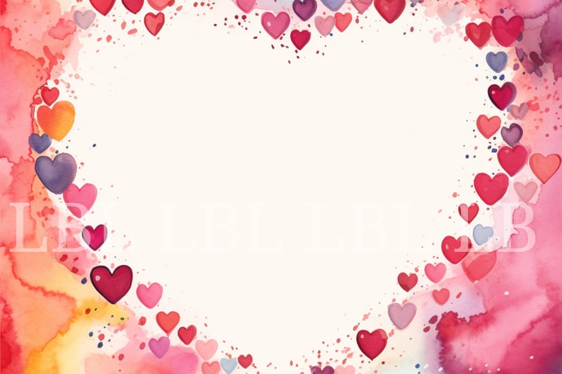 20 Vintage Pink Hearts Digital Paper Backgrounds Scrapbooking Junk