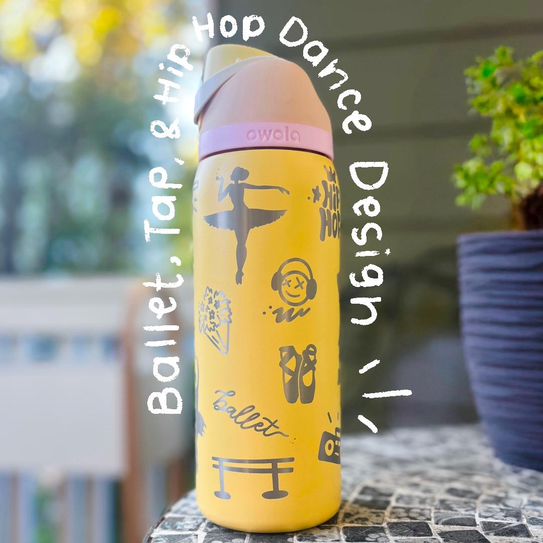 Engraved Dance Themed Owala Bottle  32oz Hip Hop, Tap, Ballet - Custom  Name - Etsy