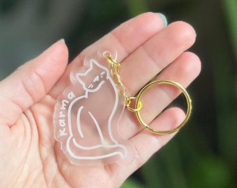 Karma Cat Keychain - Taylor Swift