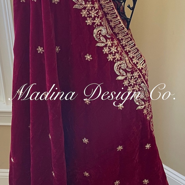 velvet ki shawl