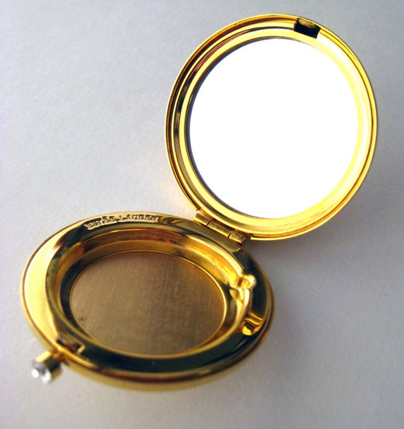 Estee Lauder Clock Compact Vintage , Vintage Powd… - image 3