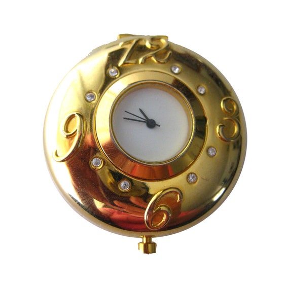 Estee Lauder Clock Compact Vintage , Vintage Powd… - image 1