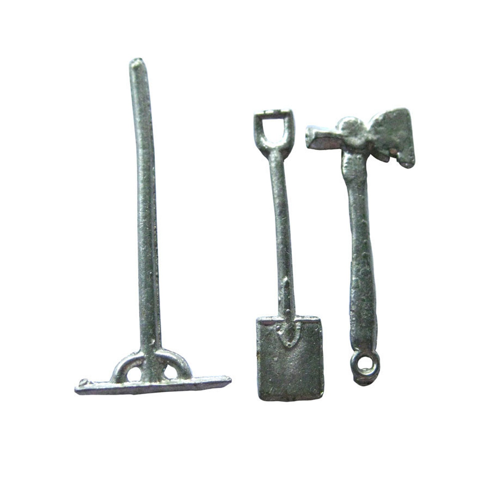 Miniature Garden Tool Set With Miniature Rake Miniature Shovel Etsy