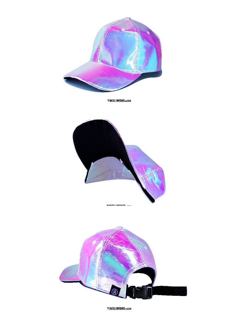 Holographic Hat, Holographic Cap, Holographic Snapback, Bubble, Oil