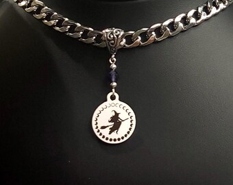 Wicthes Veil Amethyst Necklace,Witchy Jewelry,Witchy Necklace,Witch Jewelry, Occult Gift, Amethyst Necklacet,Amethyst Jewelry,Moon Phases