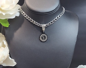 Lilith Stainless Steel Charm Necklace -Witchy Necklace,Witchy Jewelry,Always Be Lilith,Lilith Silgil Jewlery Necklace,Lilith Jewelry,Occult