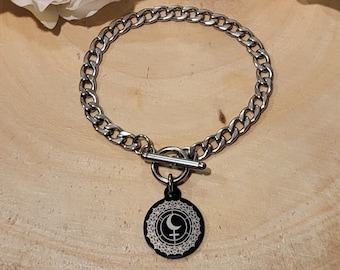 Lilith Sigil Toggle Bracelet-Witchy Jewelry,Witch Bracelet,Lilith Jewelry,Always Be Lilith,Sigil Bracelet,Lilith Bracelet,Pagan Jewelry