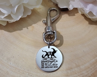 We are the Grandaughters of the Witches you Could NOT Burn Keychain-Boho Keychain,Witchy Keychain,Witchy Vibes Halloween PaganWicca Keychain