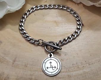 Pulsera Lilith Sigil Toggle - Joyería de bruja, Pulsera de bruja, Joyería Lilith, Siempre Sé Lilith, Pulsera Sigil, Pulsera Lilith, Joyería pagana