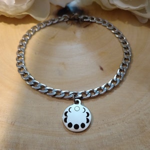 Moon Phases Stainless Steel Ankle Bracelet-Witchy Anklet,Witchy Jewelry,Witch Bracelet, Pagan Jewelry,Boho Jewelry,Spiritual Jewelry,Moon
