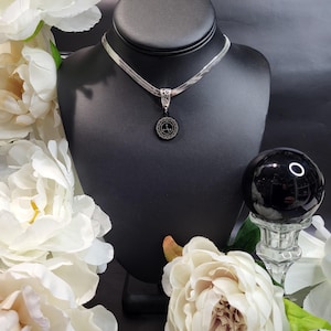 Lilith Sigil Stainless Steel Occult Charm Necklace-Always Be Lilith,Lilith Jewelry,Lilith Necklace,Gothic Jewelry,Lilith Sigil,Lilith Charm