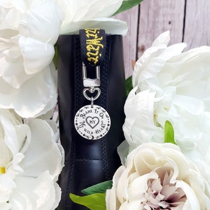 Blame it on my Wild Heart Boot Charm-Shoe Accessories,Boot Jewelry,Boho Boot Charm,Witchy Boot Charm,Boot Accessory,Gifts for Her,Valentines