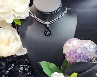 Lilith Stainless Steel Charm Necklace -Witchy Necklace,Witchy Jewelry,Always Be Lilith,Lilith Silgil Jewlery Necklace,Lilith Jewelry,Occult