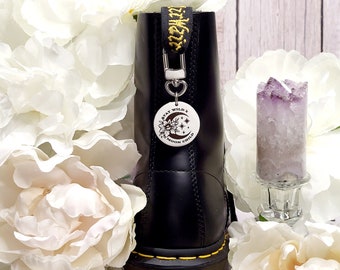 Stay Wild Moon Child Boot Charm-Shoe Accessories,Boot Jewelry,Gothic Boot Charm,Grunge Boot Charm,Boot Accessory,Witchy Boho Boot Charm,Moon
