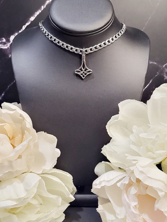 Viking Mjolnir Thor's Hammer Vegvisir Stainless Steel Norse Viking Pendant Necklace,Viking Jewelry,Gothic Necklace,Thors Hammer Pendant