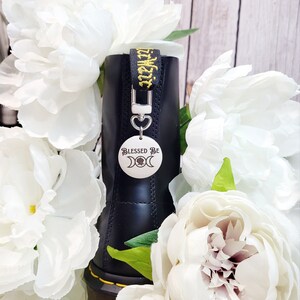 Witchy Blessed Be Boot Charm-Shoe Accessories,Boot Jewelry,Gothic Boot Charm,Grunge Boot Charm,Boot Accessory,Witchy Boho Charm,Witchy Vibes