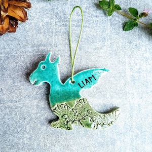 BEST GIFT for BOYS / Christmas ornament dragon / personalized christmas ornament / Best christmas ornament  / personalised / custom ornament