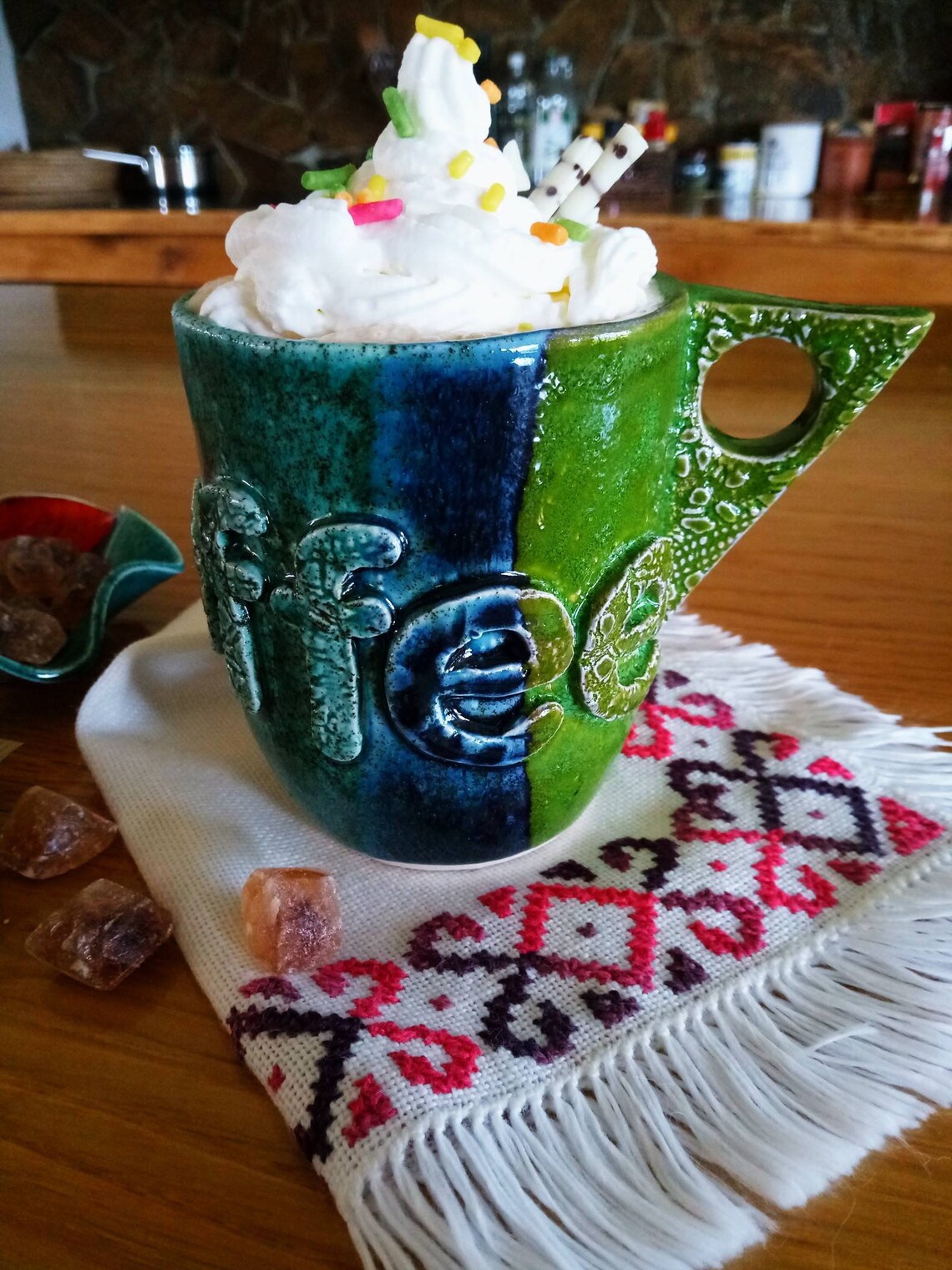 ICE COFFEE Mug / Cappuccino Cup / Coffee Cup / Gift Idea / Etsy