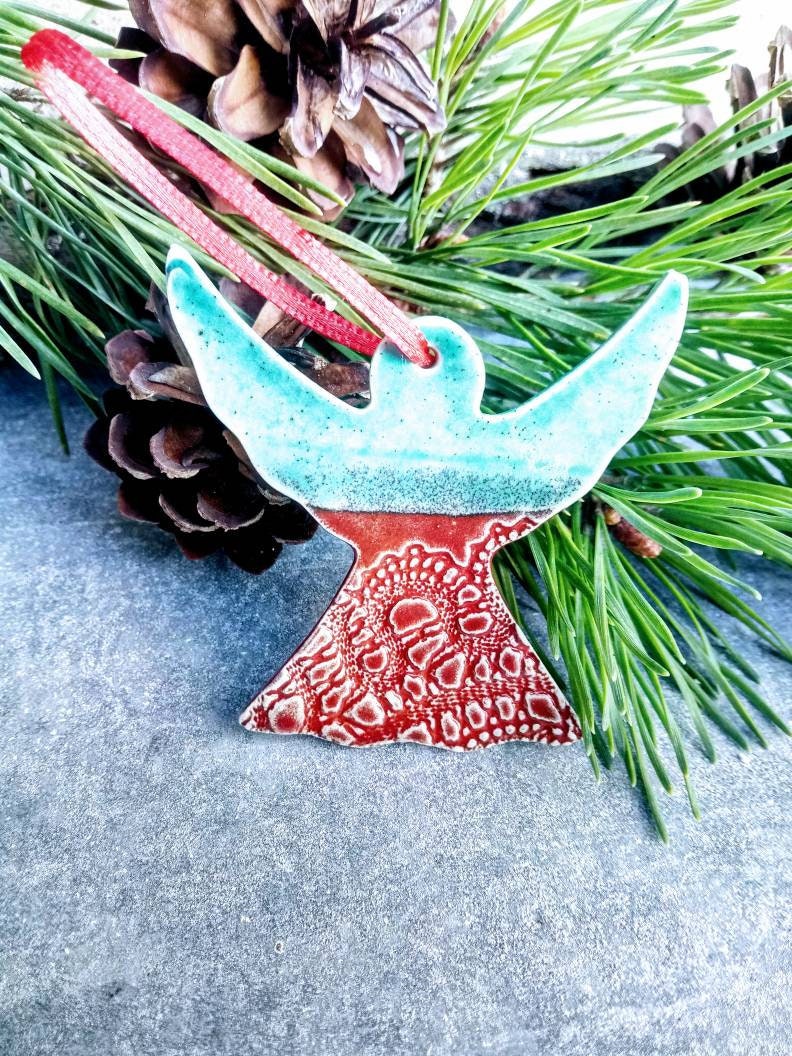 Angel christmas ornament / handmade christmas ornament /  Etsy