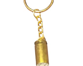 Crystal Bullet Keychain
