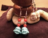 Buddha dangle earrings