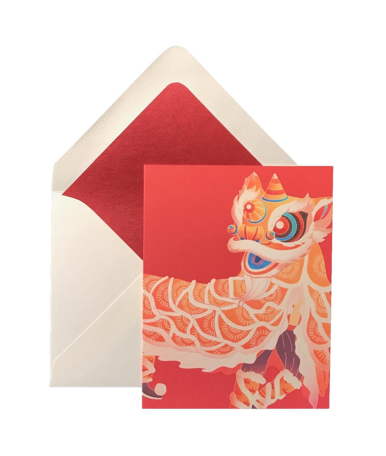 Chinese Lunar New Year Greeting Card Celebrate Good Health Etsy