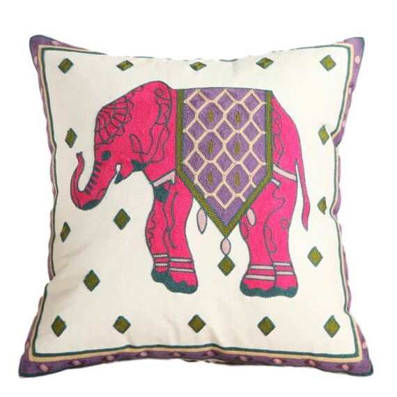 elephant pillow cover