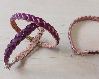 Leather bracelets