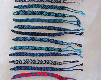 Blue Andean Friendship Bracelets