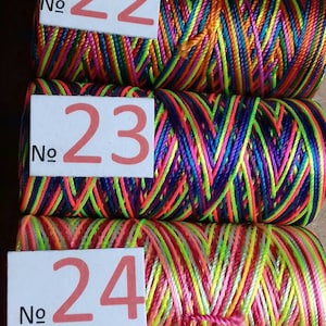 Bobine de Cordon / Fil pour Macramé Nylon Multicolore 1mm image 5