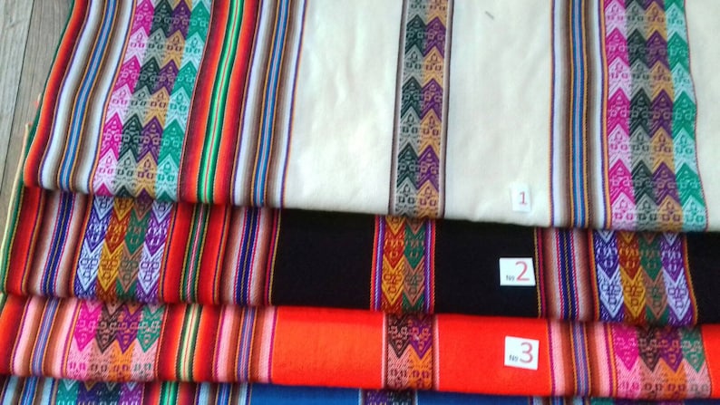 Peruvian Fabric by the metre SMALL orders shipped from UK image 1
