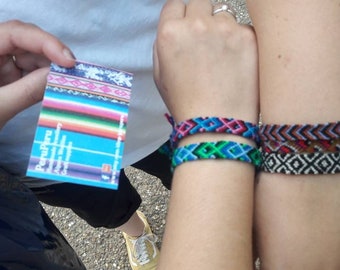 Andean Friendship Bracelets - Plait