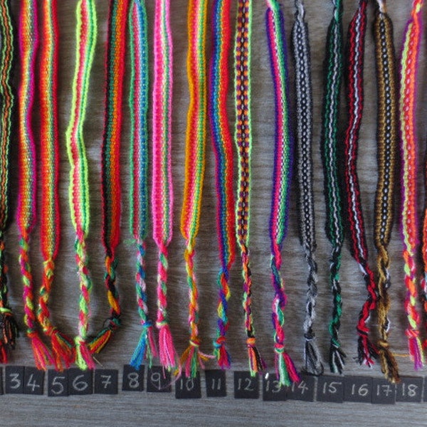 Reinbow Peruvian  Friendship Bracelets multicoloured