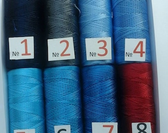 Coloured Nylon 1mm Macrame Cord / Thread, whole spool, 27 Colours